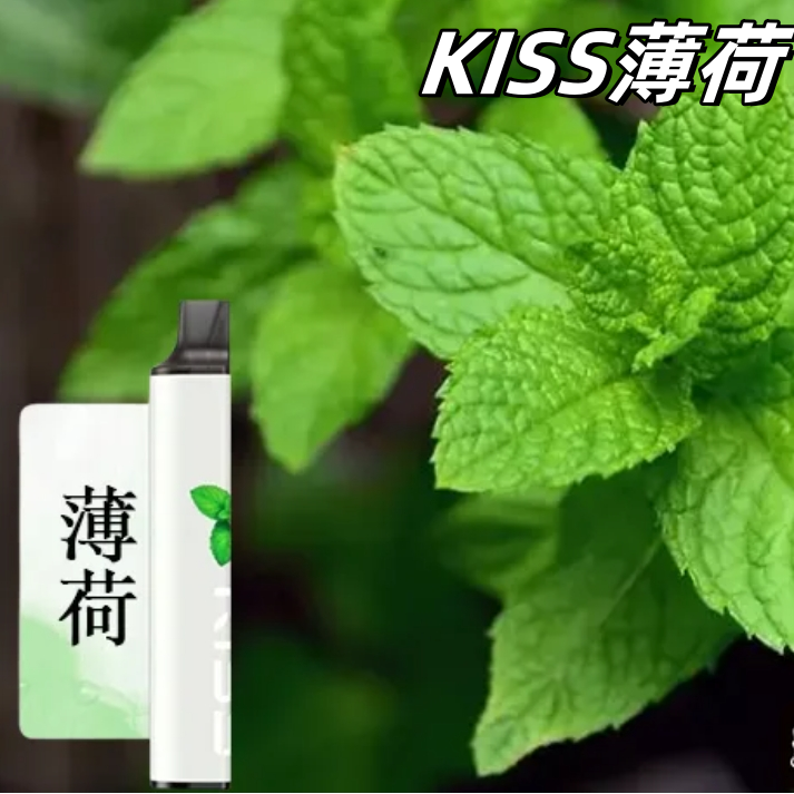 【薄荷】凱斯KISS一次性6500口電子煙 kiss抛棄式 薄荷經典熱門口味  清涼爽口